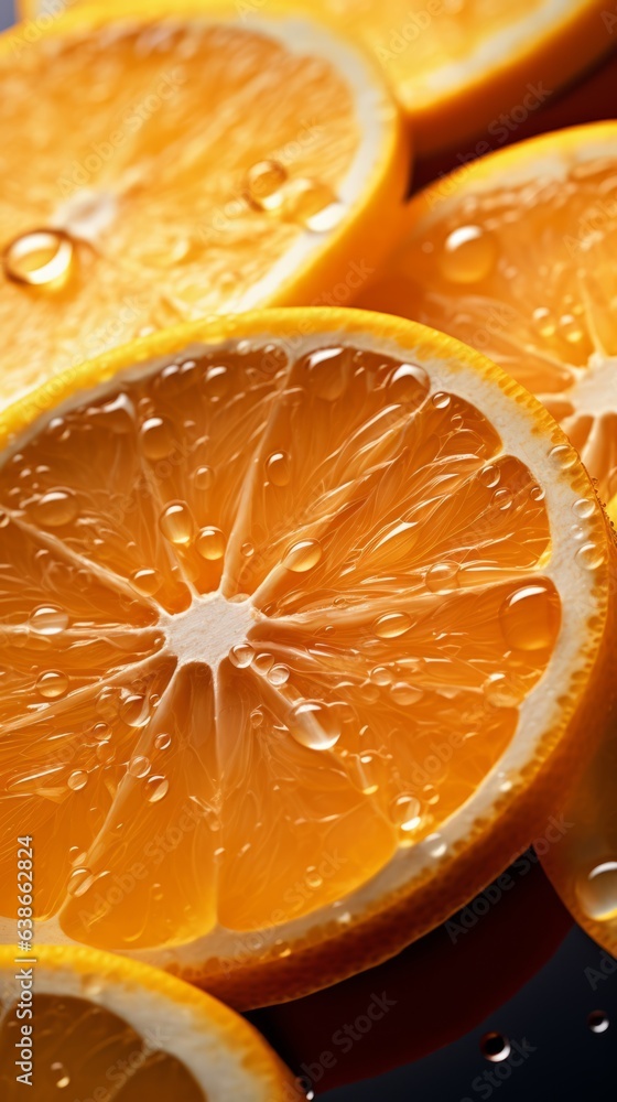 Orange Slices Texture - Commercial Image for Advertisement Orange Slices Texture - Commercial Image for Advertisement
