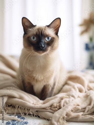 Siamese: Cat in the Bedroom © Jardel Bassi