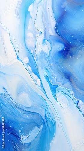 Cyan Watercolor Background ideal for Creative Wallpaper