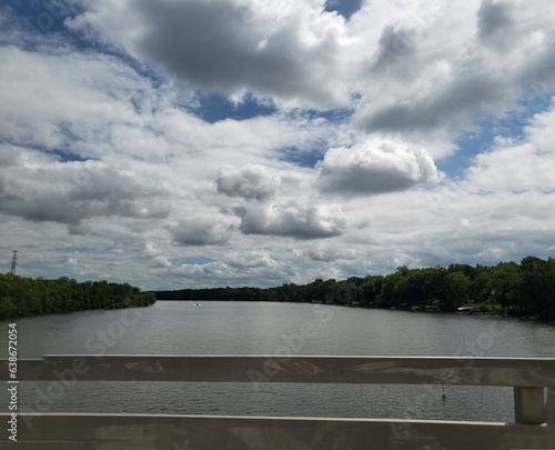 Griggs Reservoir on the Scioto River, Columbus, Ohio photo