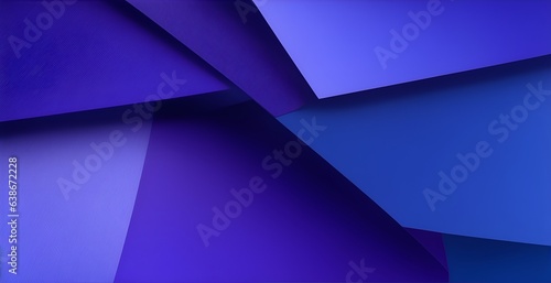 Blue background with several layers of paper, plane and fluid background with sheets of blue papers