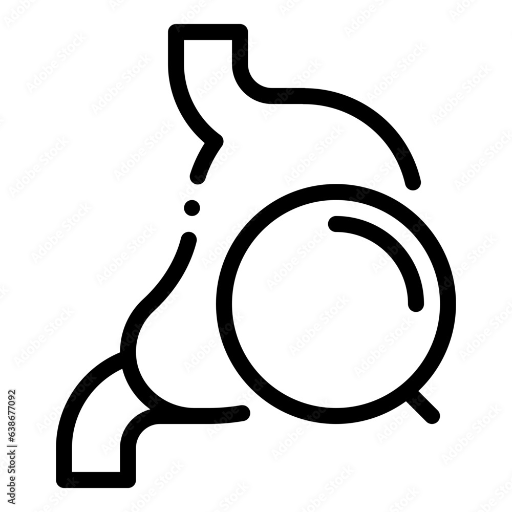 stomach check icon stomach check icon