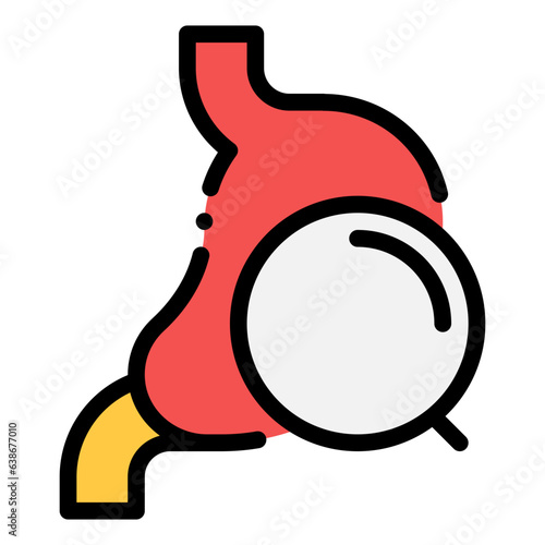stomach check icon
