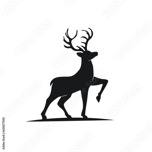 Deer silhouette  wild deers  deer logo