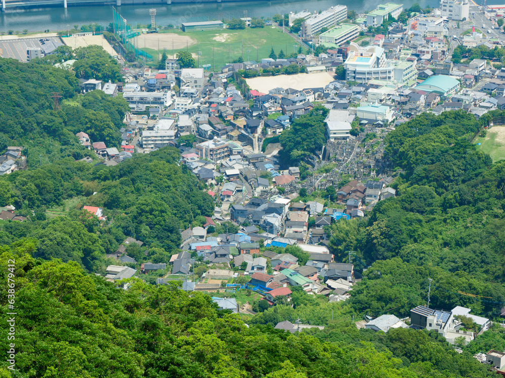 展望台から見た長崎市の街並み Stock Photo Adobe Stock