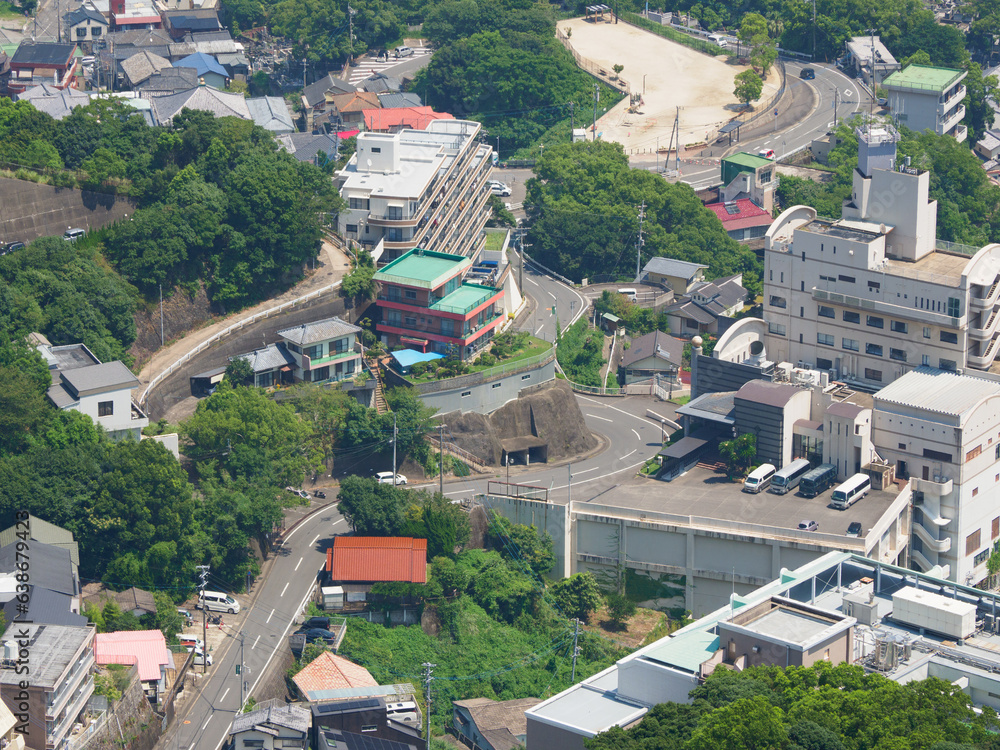 展望台から見た長崎市の街並み Stock Photo Adobe Stock
