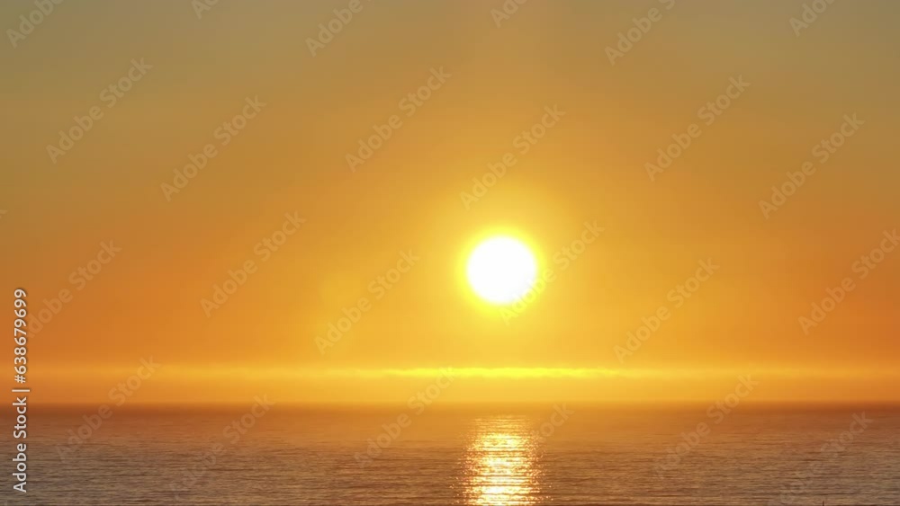 Picturesque Landscape Of Sunset Shining Over The Sea. - wide Picturesque Landscape Of Sunset Shining Over The Sea. - wide