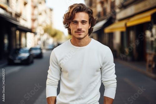 Portrait of man in casual outdoor style