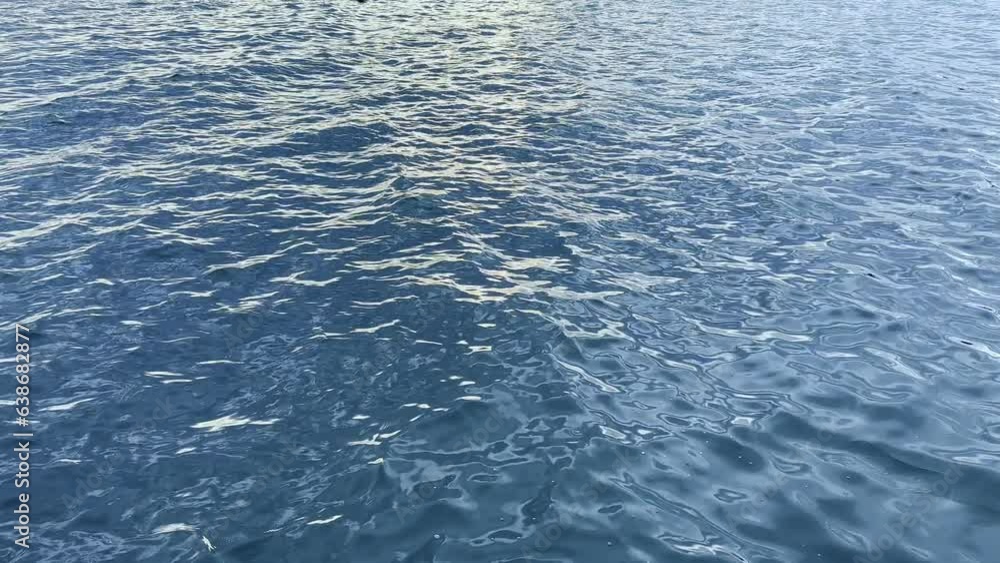 Sea waves at sunset slow motion Sea waves at sunset slow motion