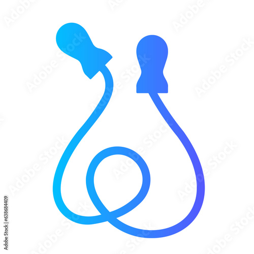 jumping rope Gradient icon