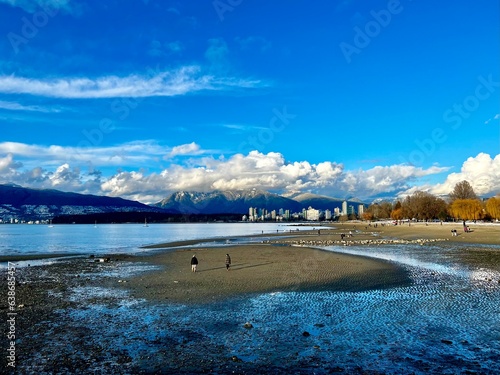 Kitsilano Beach in winter