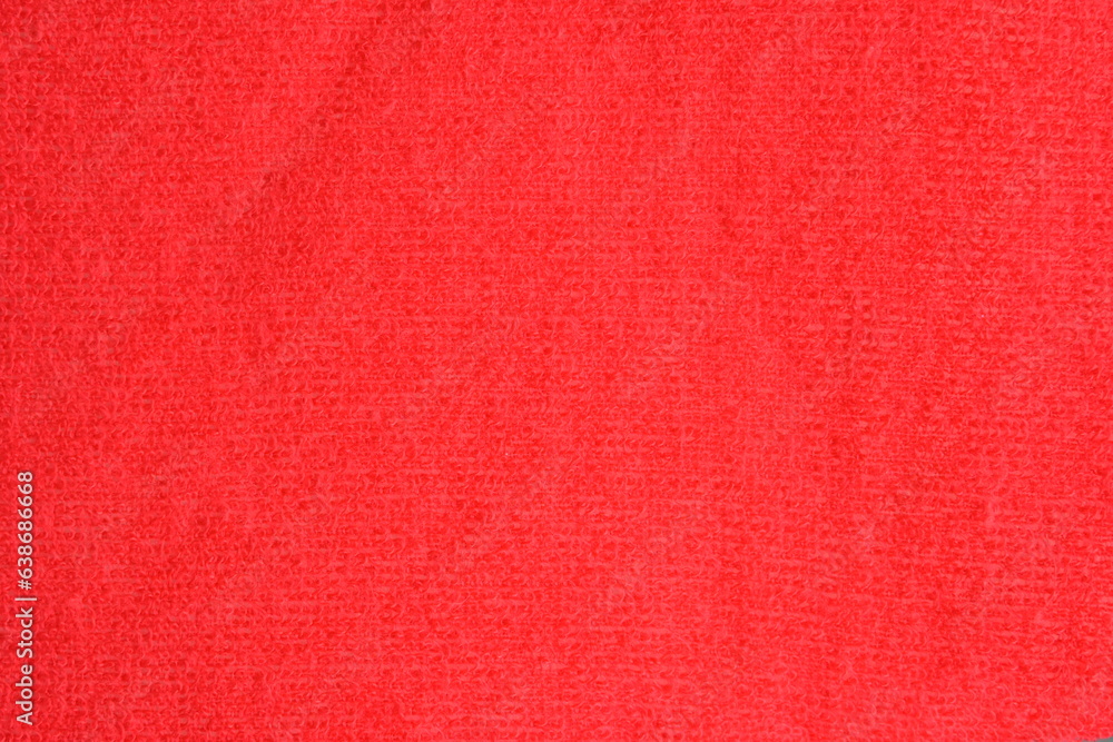 Fototapeta premium close up texture of red wool textile, christmas decoration design