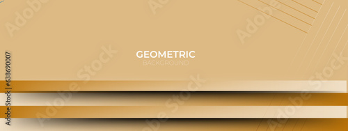 Beige gradient abstract background. Minimal geometrical pattern.