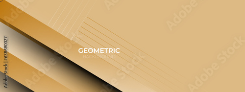 Beige gradient abstract background. Minimal geometrical pattern.