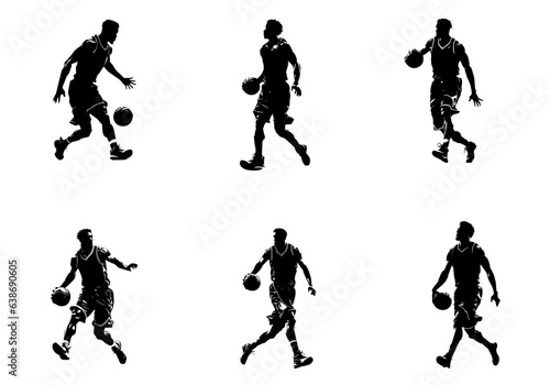 Set of collection basketball silhoutte © Agoeng