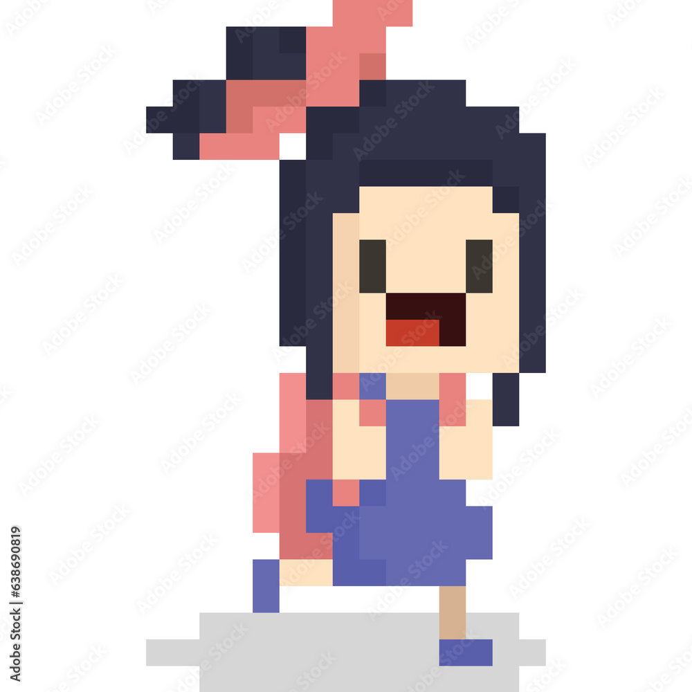 Pixel art student character 2 Pixel art student character 2