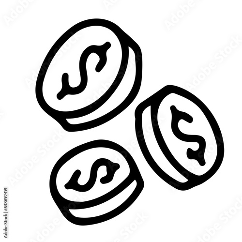 Money exchange payment icon symbol vector image. Illustration of the dollar currency coin graphic design image 