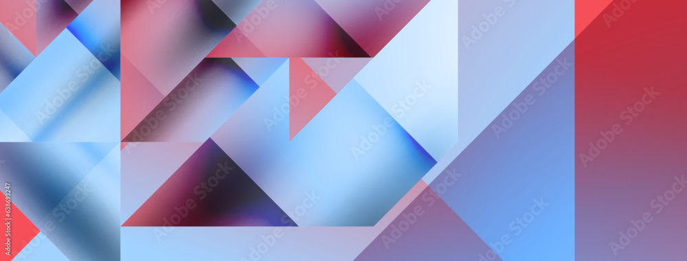 Vivid abstraction unfolds. Triangles in seamless harmony, composing dynamic geometric backdrop. Interplay of angles and hues forms captivating tapestry, evoking modernity and artistic allure Vivid abstraction unfolds. Triangles in seamless harmony, composing dynamic geometric backdrop. Interplay of angles and hues forms captivating tapestry, evoking modernity and artistic allure
