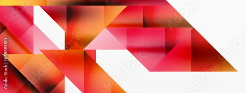 Captivating vector abstraction. Triangles interlock in mesmerizing dance, crafting dynamic geometric backdrop. Fusion of shapes and angles creates artful symphony of modern design