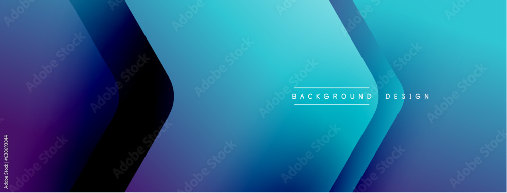 Naklejka premium Energetic geometric background featuring an array of dynamic arrows in harmonious motion, evoking sense of speed, agility and purposeful flow