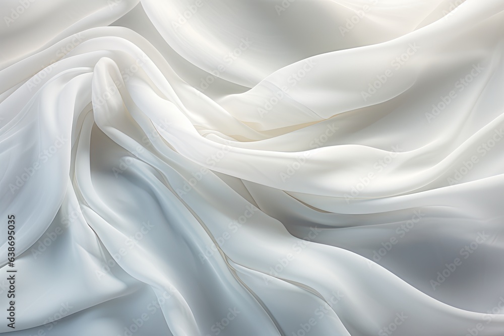 Fabric white color Cloth Flowing on Wind Fabric white color Cloth Flowing on Wind