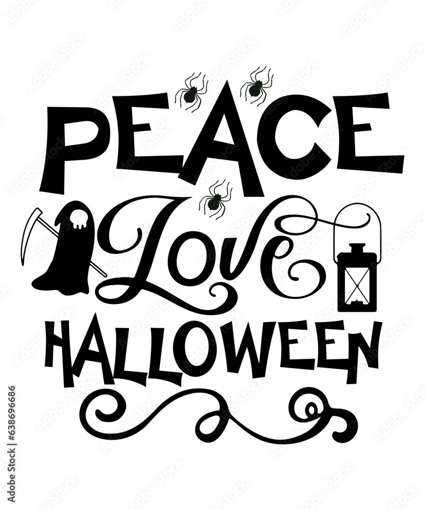 Fototapeta premium HALLOWEEN SVG Bundle, HALLOWEEN Clipart, Halloween Svg Files for Cricut, Halloween Cut Files,Halloween Mega SVG Bundle 290+ Designs Eps Png Dxf Halloween Svg Autumn Svg Thanksgiving svg Fall Svg Witch