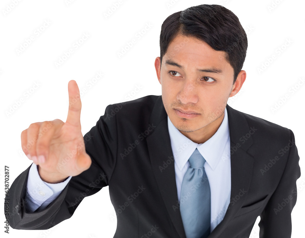Digital png photo of biracial businessman on transparent background Digital png photo of biracial businessman on transparent background