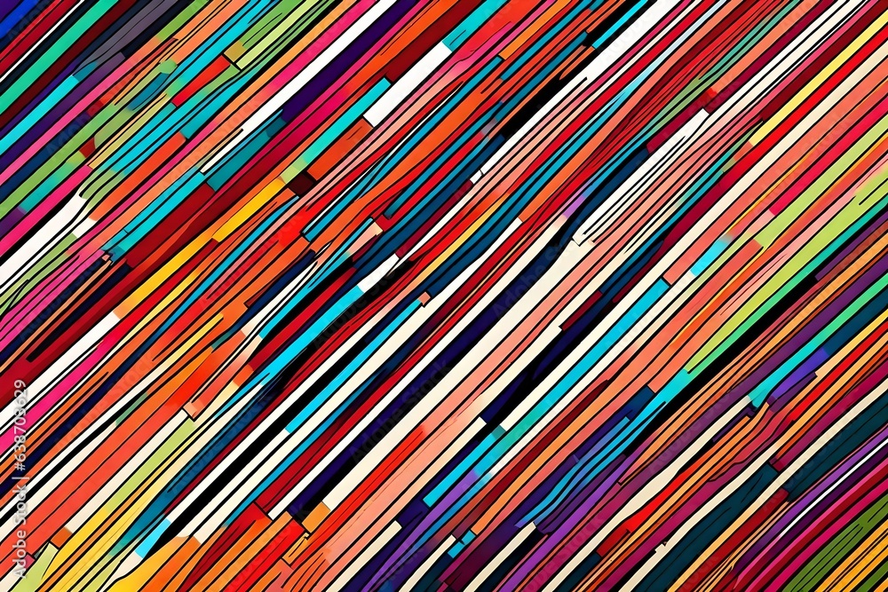 Abstract art of diagonal lines in vivid colors. Abstract art of diagonal lines in vivid colors.