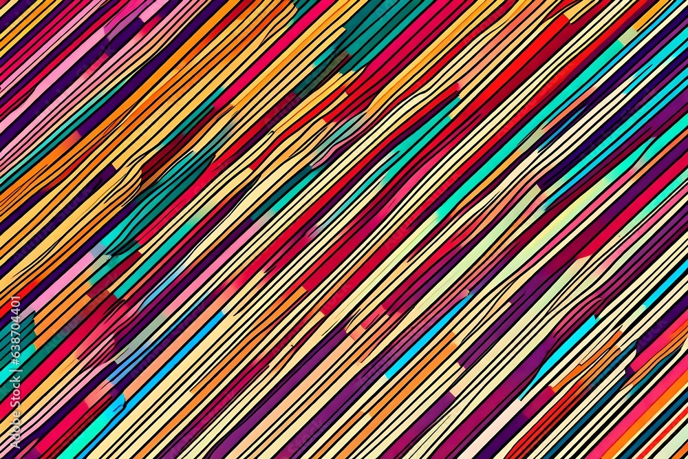 Abstract art of diagonal lines in vivid colors. Abstract art of diagonal lines in vivid colors.
