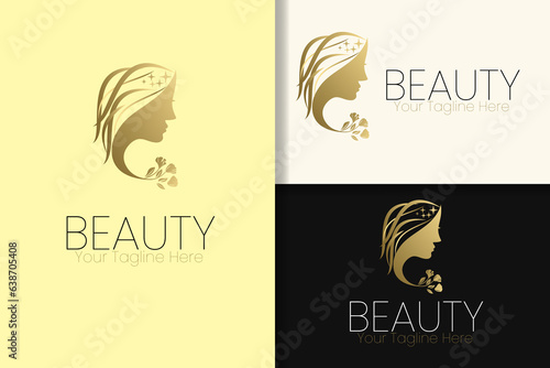 Logo Skincarer  logo salon   logo female