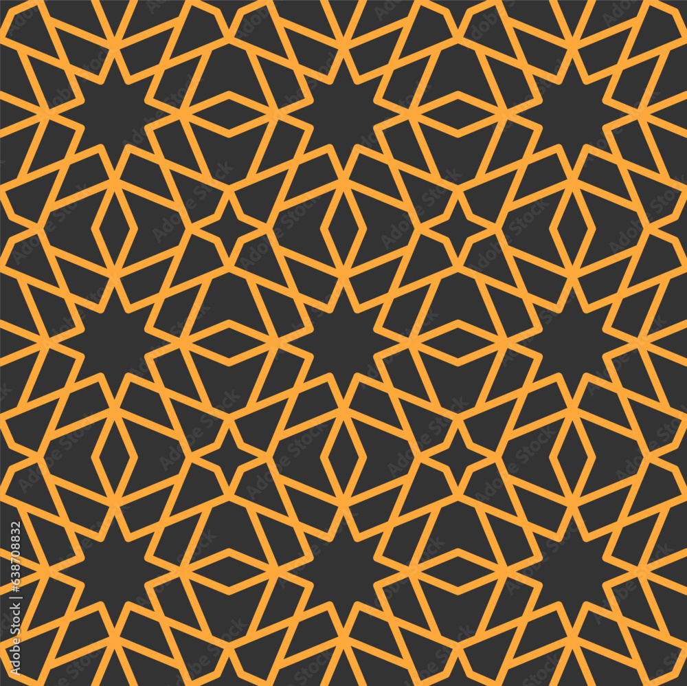 Mashrabiya arabesque pattern seamless background of Arabic or Islamic ornament, vector tile. Mashrabiya Arabian geometric mosaic pattern with Islamic motif, star mesh grid decoration pattern Mashrabiya arabesque pattern seamless background of Arabic or Islamic ornament, vector tile. Mashrabiya Arabian geometric mosaic pattern with Islamic motif, star mesh grid decoration pattern