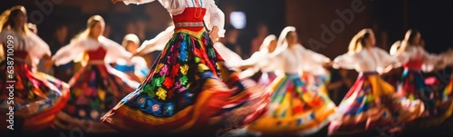 Folk dance banner © kramynina