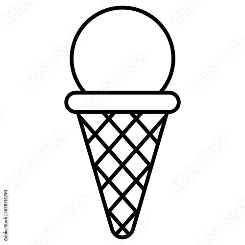 ice cream wafer cone