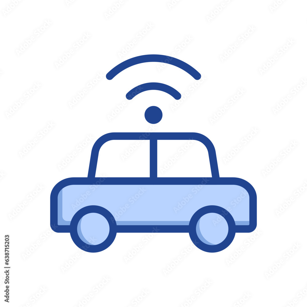 smart car symbol icon vector design illustration