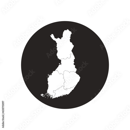 Finland map icon