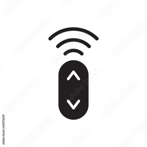 Remote control symbol icon vector design illustration