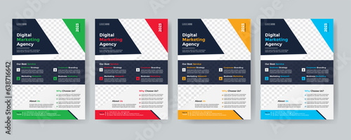 Creative Corporate & Business Flyer Brochure Template Design, abstract business flyer, vector template design. Brochure design, cover, annual report, poster, flyer