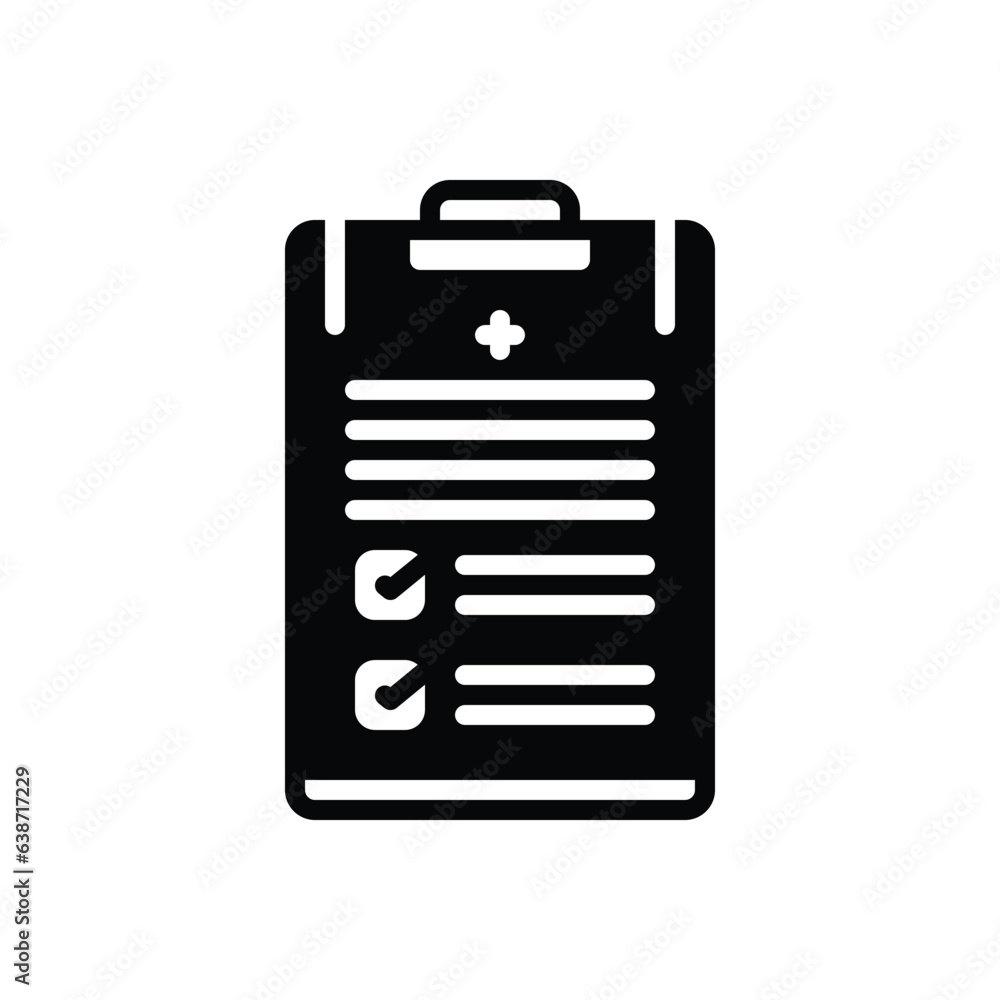Black solid icon for reported Black solid icon for reported