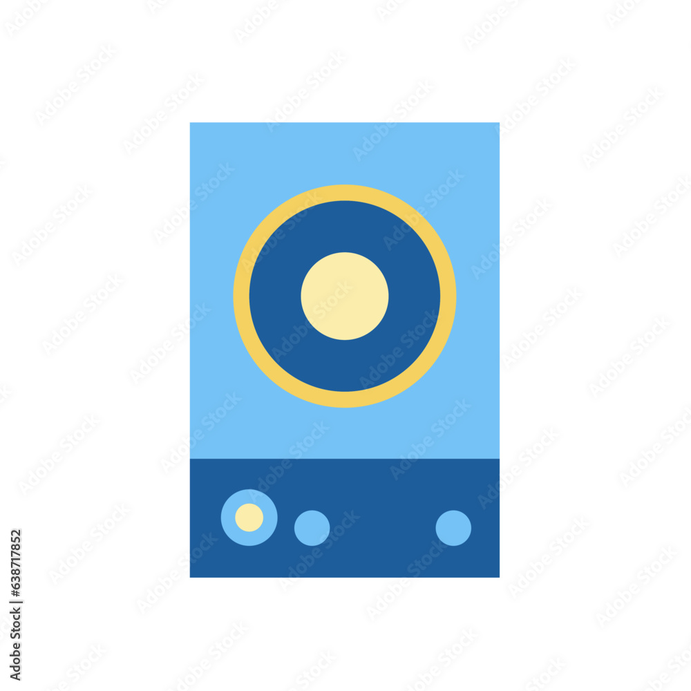 Speaker Device Icon Flat Style Design Vector Speaker Device Icon Flat Style Design Vector
