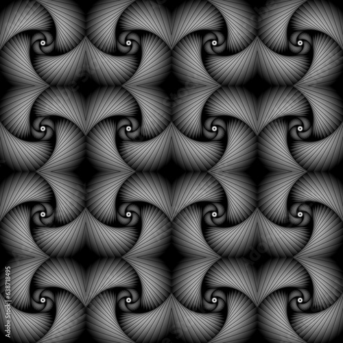 black and white seamless pattern