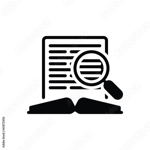 Black solid icon for means