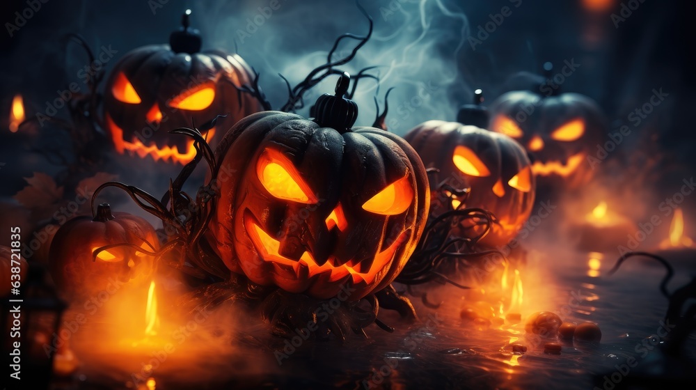 Halloween Background Generated with Ai Tool Halloween Background Generated with Ai Tool