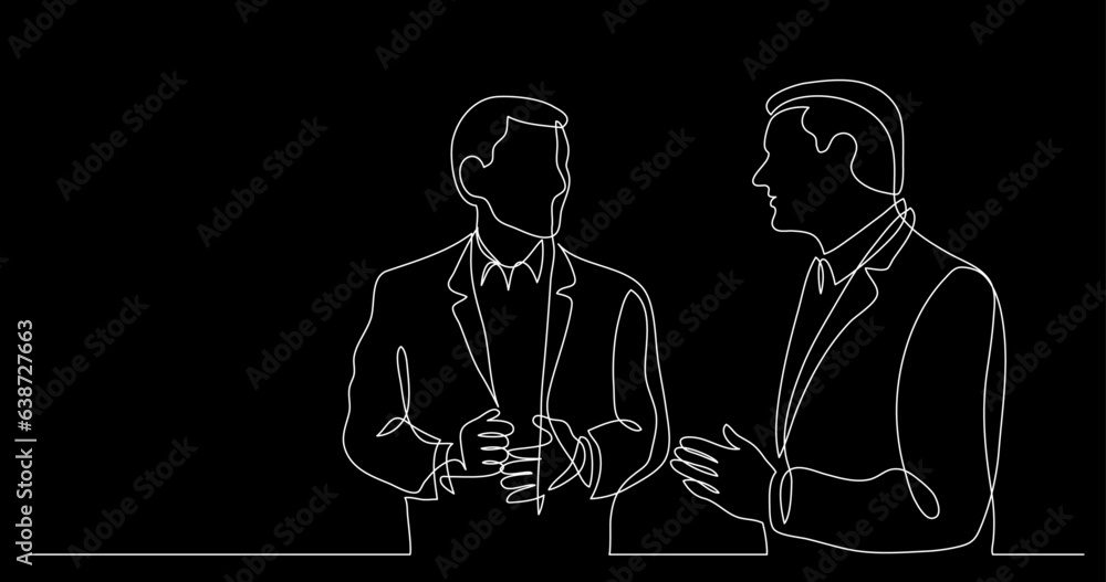 continuous line drawing vector illustration with FULLY EDITABLE STROKE ...