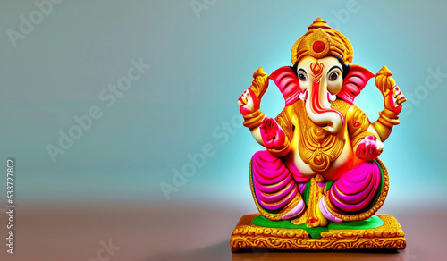Lord Ganesha's Idol, ganesh murti  photo