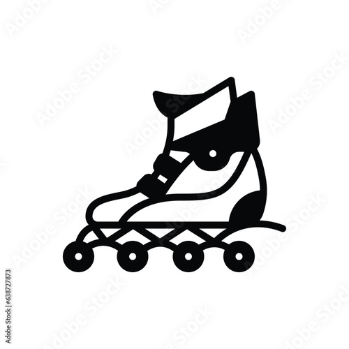 Black solid icon for inline 