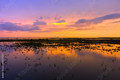 Mobile Bay sunset on the Alabama Gulf Coast