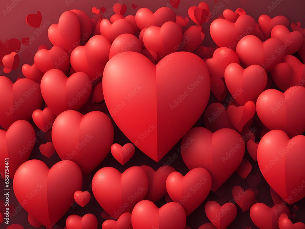 Valentine Day red love 