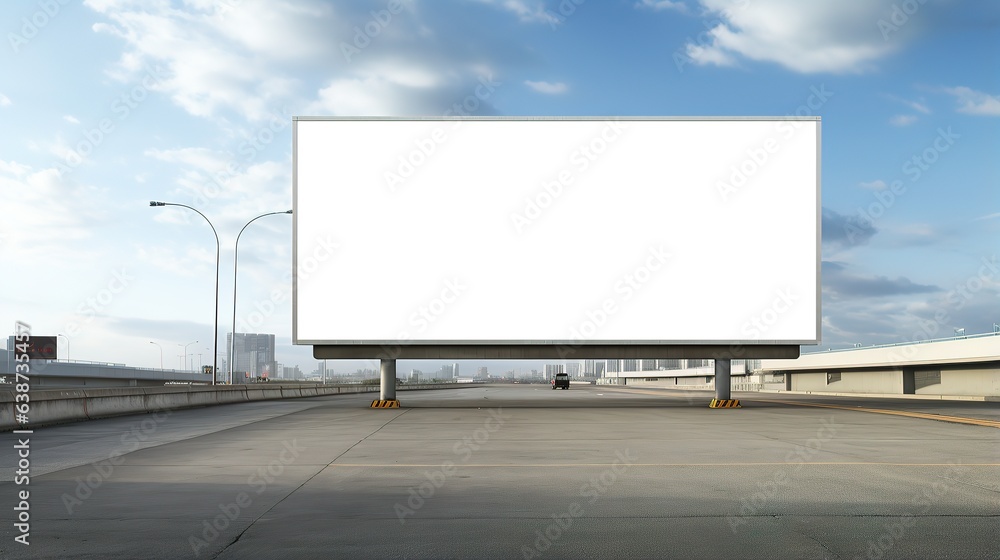 Blank billboard in airport at day. A airport Background with plane passengers Blank billboard in airport at day. A airport Background with plane passengers