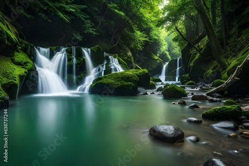 waterfall in the forest