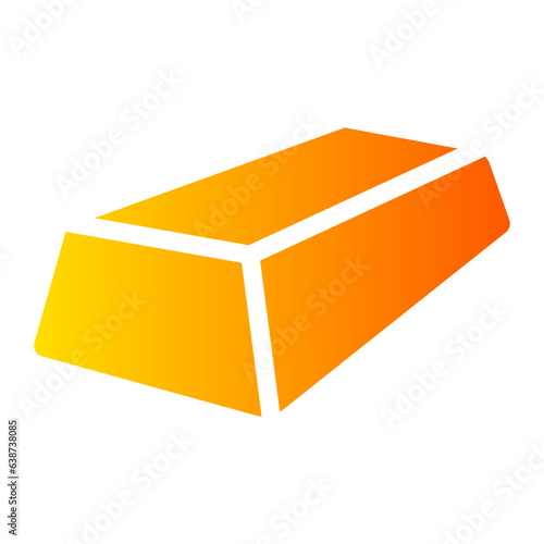gold ingots Gradient icon